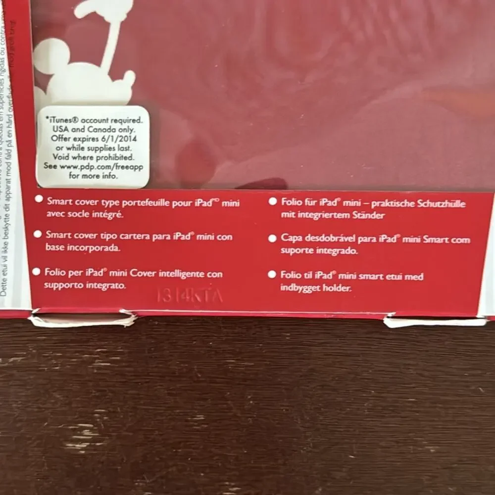 Disney Mickey Mouse Folio for iPad Mini NIB
